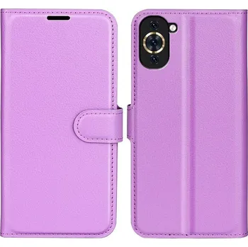Pouzdro na mobilní telefon Litchi peněženkové pouzdro na mobil Huawei Nova 10 Pro - fialové