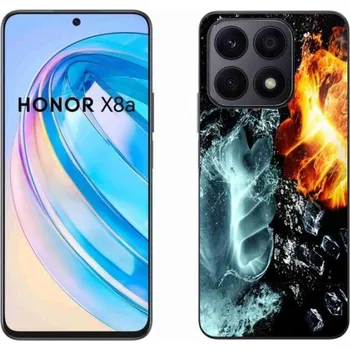 Pouzdro na mobilní telefon Gelový kryt mmCase na mobil Honor X8a - voda a oheň