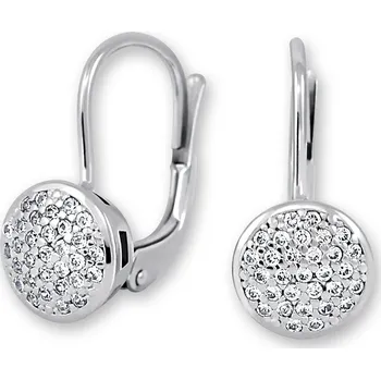 Náušnice Soliter Zářivé náušnice z bílého zlata se zirkony 239 001 00623 07 + 2 měsíce na vrácení zboží