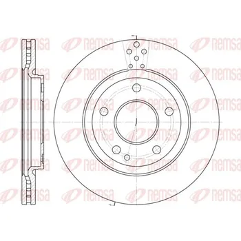 Brzdový kotouč Brzdový kotouč REMSA 6748.10