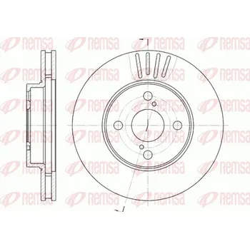 Brzdový kotouč Brzdový kotouč REMSA 6742.10