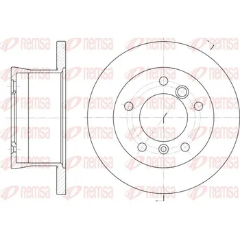 Brzdový kotouč Brzdový kotouč REMSA 6566.00