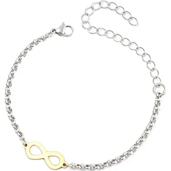 Náramek IZMAEL Náramek JO 23355 Stříbrná/Zlatá KP23355