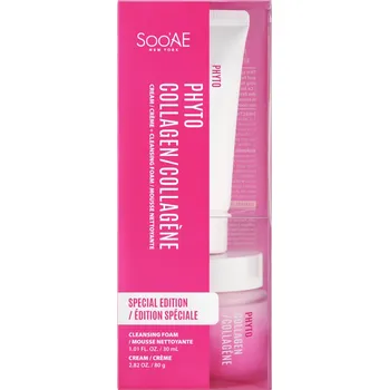 Soo'AE Phyto Collagen Sada krém & čistící pěna 80g+30ml