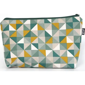 Organizér galanterie Pletu Projektová taška střední zeleno-hořčicová