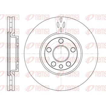 Brzdový kotouč Brzdový kotouč REMSA 6658.10