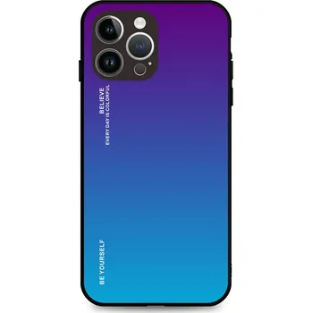 Pouzdro na mobilní telefon Kryt iPhone 15 Pro Max pevný duhový purpurový (obal neboli pouzdro na iPhone 15 Pro Max)
