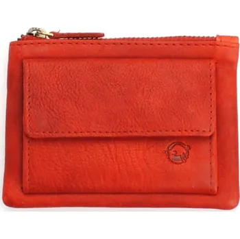 Červená kožená klíčenka Divoký býk