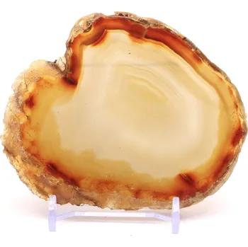 Přírodní kámen Magieprirody.cz Achátový plát velikost 10 cm + stojánek #1468 - Top kvalita