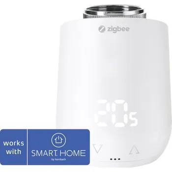 Hlavice pro radiátor Termostatická hlavice Eurotronic Comet Zigbee M30 x 1,5 bílý 700227 - Kompatibilní s SMART HOME by hornbach