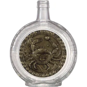 Láhev Láhev Slivovice Bricol - 0.50 bezbarevná + etiketa znamení Rak