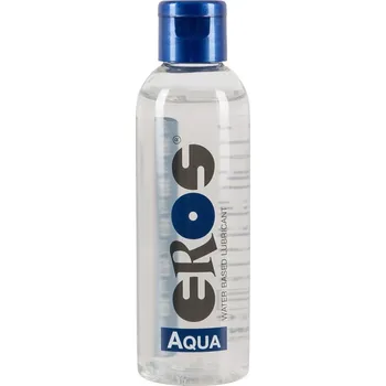 Lubrikační gel Lubrikační GEL AQUA EROS velká lahvička 250ml (Jemný, intimní zvlhčovací gel (klouzavý). Je průhledný a bez zápachu. Hlavní složku tvoří voda, a proto se nelepí a nezanechává skvrny. Může být také používán společně s kondomem, nejedná se však o antikoncep