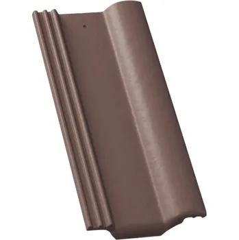 betonová krytina KM BETA Beta Elegant půlená hnědá 1 ks