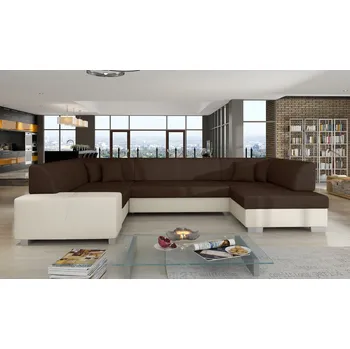 Obývací pokoj ImportWorld Rohová rozkládací sedací souprava Axelle - Sawana 26 / Soft 33 (barva potahu) - pravá