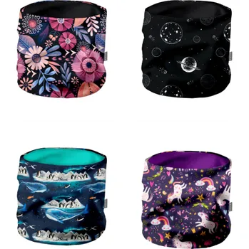 Pokrývka hlavy Maják UNUO Nákrčník dětský s fleecem