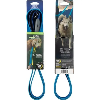 Vodítko pro psa Nite Ize dobíjecí svítící vodítko LED NiteDog Barva: Modrá