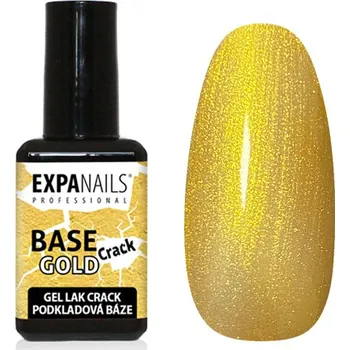Umělé nehty UV/LED Gel lak Crack base - Gold 7 ml