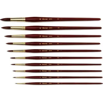 Umělecký štětec Štětec Raphael SEPIA acryl round (kulatý), vel. 10