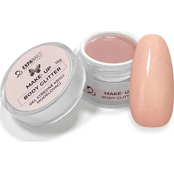 Umělé nehty UV/LED gel Make up - Body glitter 15 g