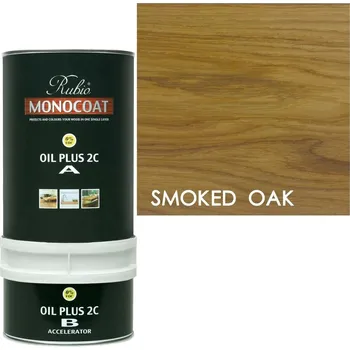Olej na dřevo Rubio Monocoat Oil Plus 2C SMOKED OAK 1,3 L
