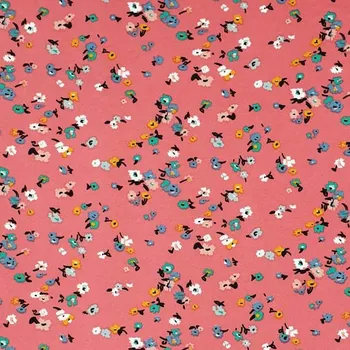 Úplet N6277 růžový, drobné květy, š.155