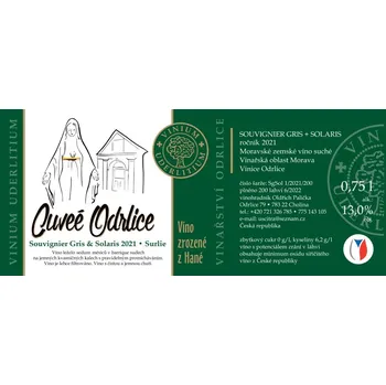 Vinařství Odrlice Cuveé Souvignier Gris & Solaris 2021 • Surlie