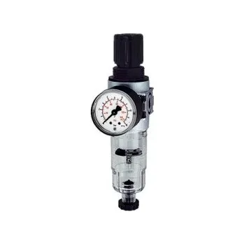 regulátor tlaku vody původní označení C05-K3, regulátor tlaku s filtrem, se sekundárním odvzdušněním, zásobník z plastu, připojení 1/8", FR03-18-0,1/3