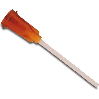 Cyklo nářadí Polypropylenová jehla PPF15 1" DLOUHÁ jantarová (Flexibilní polypropylenová dávkovací jehla JANTAROVÁ s délkou 25,4 mm)