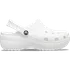Dámské sandále Crocs Classic Platform Clog W bílé