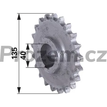 Auto-moto Řetězové kolo pro Deutz Fahr, 21 zubů, 135/40 mm, 06506896
