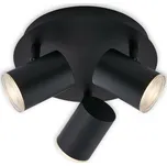 BRILONER bodové svítidlo pr. 21 cm 3xGU10 max. 5W černá IP44 BRI 2731-035