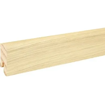soklová lišta Lišta k dřevěným podlahám 16x40 dub, délka 250 cm, lakovaná