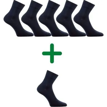 Dámské ponožky GAZDAN 5+1 ZDARMA snížené ponožky extra volný lem Lonka (Lonka GAZDAN ponožky)