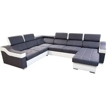 Sedací souprava Eoshop Rohová sedací souprava Lineteca B2R2FOTMB - do U - lux 05 / soft 31 (barva potahu) - pravá