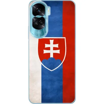 Pouzdro na mobilní telefon Odolné silikonové pouzdro iSaprio - Slovakia Flag - Honor 90 Lite 5G