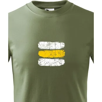 Chlapecké tričko Dětské tričko Turistická značka - žlutá, Barva Military - 69, Velikost 158 cm/12 roků, Canvas Dětské tričko Bezvatriko.cz 2079