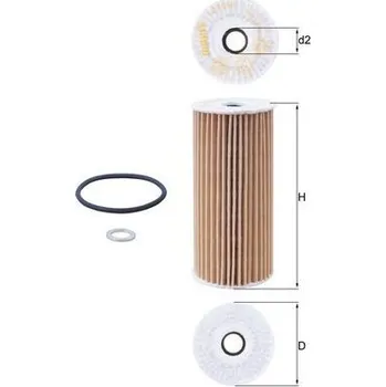 Olejový filtr Olejový filtr MAHLE OX 1048D