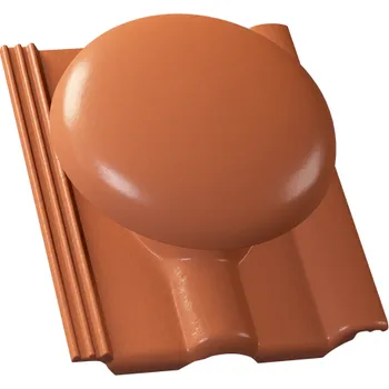 Střecha Střešní taška odvětrávací komplet ø 150 mm KM BETA betonová krytina Beta - BRILIANT cihlová