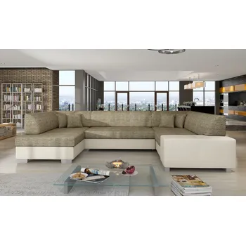 Obývací pokoj ImportWorld Rohová rozkládací sedací souprava Axelle - Berlin 03 / Soft 33 (barva potahu) - levá