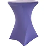 TENTino Elastický ubrus STANDARD na koktejlový bistro stůl 80 cm VÍCE BAREV Barva ubrusu: LEVANDULOVÁ / LAVENDER