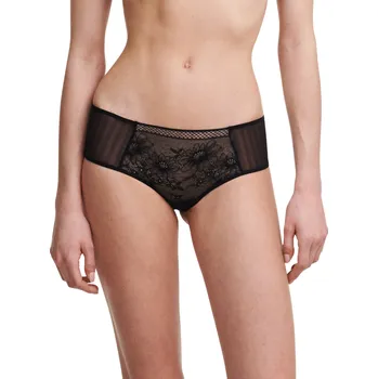 Souprava dámského spodního prádla Šortky PASSIONATA (48L4-02), Barva černá, Velikost XS