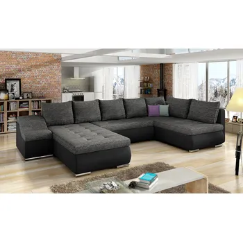 Obývací pokoj ImportWorld Rohová rozkládací sedací souprava Vanogio - Berlin 02 / Soft 11 (barva potahu) - levá