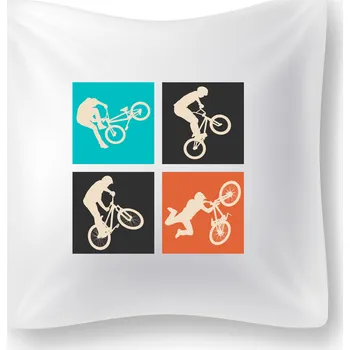 Dekorativní polštářek Polštářek - Cyklistika
