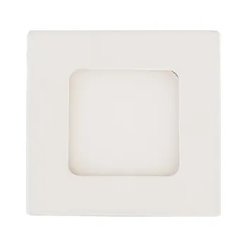 Nástěnné svítidlo LEDtechnics LT8016, Zapuštěný čtvercový LED panel, bílý, 3 W, ekologický