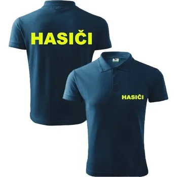 Pánské tričko Pánská polo-košile HASIČI Heavy Barva: Červená, Velikost: XXXL