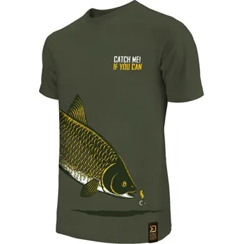 Rybářské oblečení Tričko Delphin Catch me! AMUR velikost: XXXXL