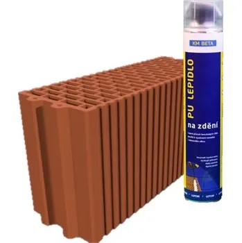 cihla Příčka Profiblok 175 Brus broušená 497 × 175 × 249 mm KM BETA s pěnou | cena za ks