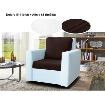 Křeslo ImportWorld Křeslo Paris, Dolaro 511 + Alova 68 (barva potahu)