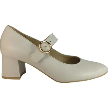 Dámské lodičky JC 1147/4 - 01 elegantní kožené lodičky s podporou klenby nožní; barva tělová 37