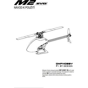 RC model vrtulníku CZ návod M2 EVO (PDF)